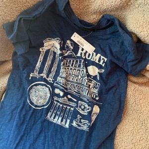 NWT J. Crew Rome Graphic Tee SIZE M